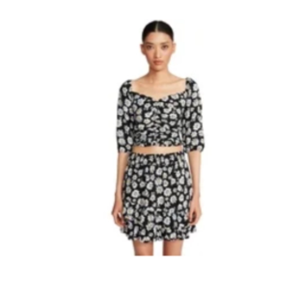 Luv Betsey by Betsey Johnson Ruffle Top, Size Medium